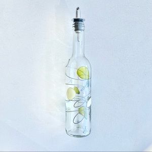 New handmade painted glass enamel oil bottle kitchen dining